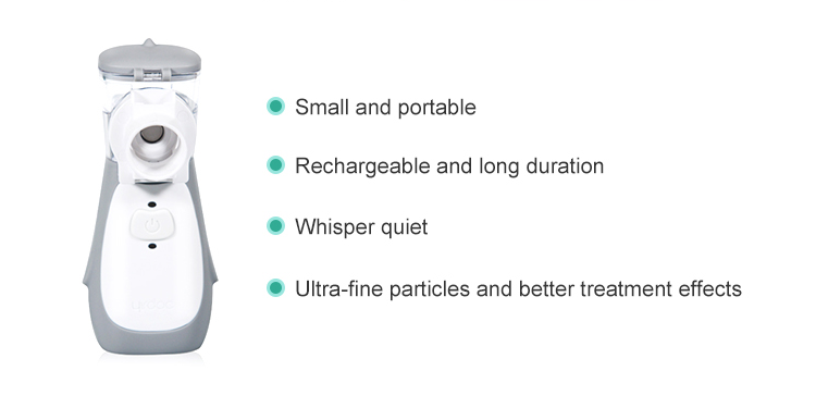 First Class Medical Mesh Nebulizer Inhalador Small Portable Nebulizer