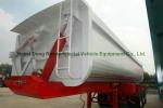 Rear Dump Truck Trailer, Tipper Semi Trailer 3 Axles Rear Tipper Semi Trailer