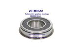 28TM07A2 28TM07 Nissan gearbox bearings 28x68x19mm deep groove ball bearings