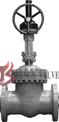Quality API Cast Steel Fully Open Gate Valve Metal Seat Z40H For Oil / Gas Industry for sale