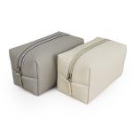 Custom Modern Minimalist Style PU Wash PVC Leather Cosmetic Bag Waterproof