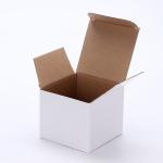 100% Recycled Paper Top Tuck Folding One Piece Corrugated Packaging Gift Boxes