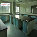 Fast Installation Blue or White Chemistry Lab Furniture Laboratory Workbench
