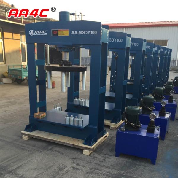 AA4C 75T-200T H Frame Solid forklift tire Press Machine Tire changing Machine Hydraulic tire press