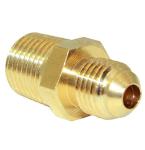 ANSI Half Union 1/4" Flare X 7/16" Male Brass Tube Fitting