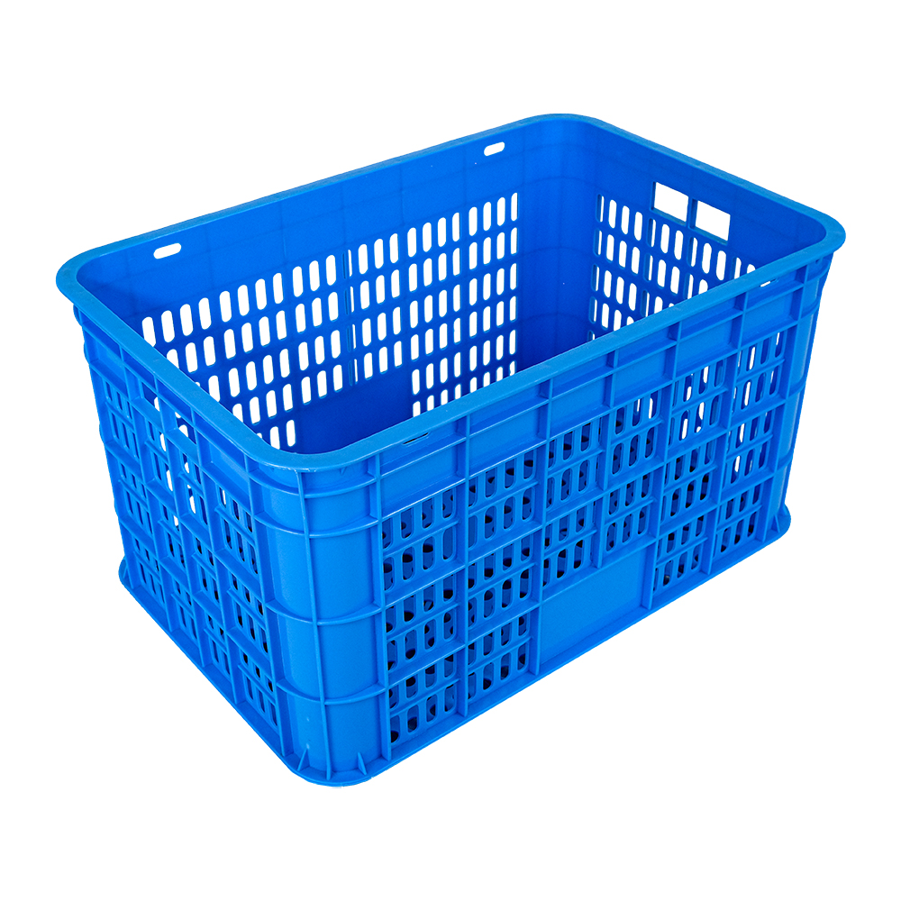 Transport Fresh Food in Supermarket with Stackable Mesh Container and Customized Logo