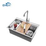 Handmade House Kitchen Sinks Single Bowl SUS304 Stainless Steel Kitchen Sinks