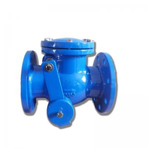 Wholesale BS5153 JIS Swing Cast Iron Check Valve With Counterweight from china suppliers