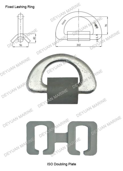 High Strength Paint / Hot dip Galvanised Shipping Container Parts Steel Fixed