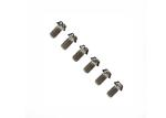 TC4 Titanium Metric Bolts Hex Head W / Washer MTB Ti Bolts For Mountain Bikes