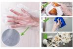 Waterproof Disposable Plastic Gloves For Kitchen Baking Customized Size 70-100g