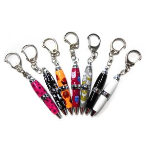 Wholesale Animal Printing Crystal Ballpoin Mini Pen Keychain ROHS Approved from china suppliers