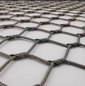 Wholesale Hand Woven 30mm Cable Netting Flexible Stainless Steel Rope Mesh For Bridge Protection from china suppliers