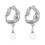 Sophisticated Stud Earrings Adorned With Delicate Pearl Fashion Jewellery