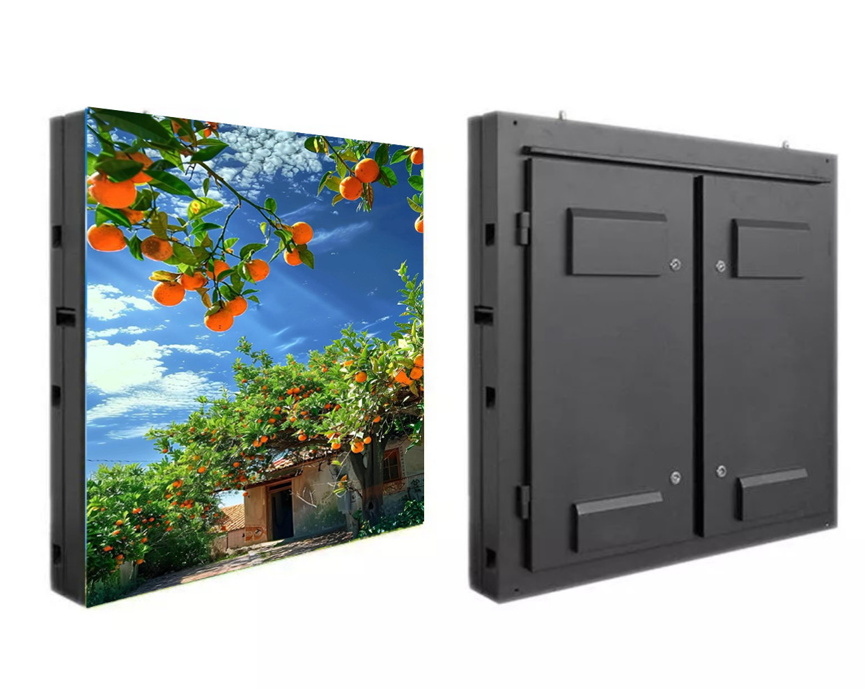 Full Color LED Advertising Display with 6000 Nits Brightness and IP65/IP54 Rating Module Resolution 32x16