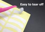 OEM 100 Pairs Paper Patches Eyepad Sticker Anti-Puffiness For Practice