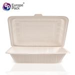 600ml biodegradable take away lunch box plastic fast food packaging containers