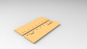 Wholesale Motor Grader Flat Cutting Edge 1359349 from china suppliers