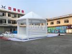 Outdoor White Bounce House With Roof For Wedding Bouncy Castle For Party