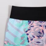 CPG Global Women's Gyg Legging Sport Running Pants Yoga Floral Blue Print High