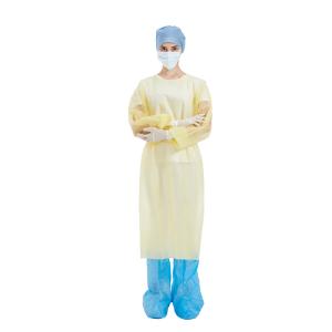 Wholesale Nonwoven Plastic Isolation Gowns , Unisex Disposable Medical Exam Gowns from china suppliers