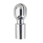 360 Degree Sanitary Spray Balls Stainless Steel Butt Weld Connection End