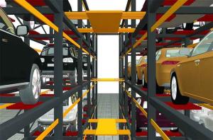 Wholesale Steel 2 Level Parking Lift Elevated Car Parking System With Motor Power 5.5 - 7.5KW from china suppliers