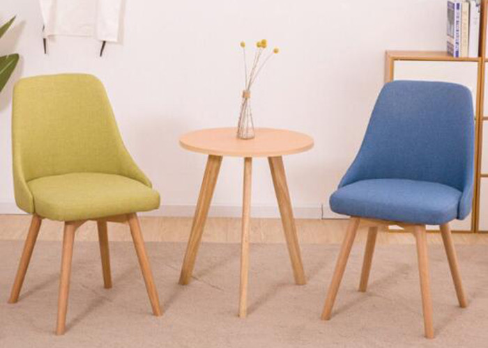 Beech Wooden Dining Room Chairs , Ergonomic Modern Restaurant Chairs