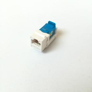 Wholesale Color Customized RJ45 Shielded Jack , UTP 90 Degree Cat6 Toolless Keystone Jack from china suppliers
