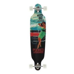 Wholesale YOBANG OEM Punked Skateboards Route 66 Longboard Complete Skateboard - 9&quot; x 41.25&quot; from china suppliers