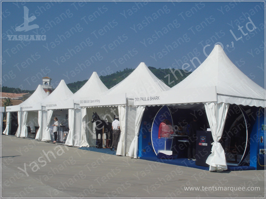 Custom Exhibition High Peak Frame Tent Pagoda Replacement Canopy Pavilion