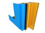 IS09001 1.4mm Wood Grain Thermal Break Extrusion Chemical Polishing