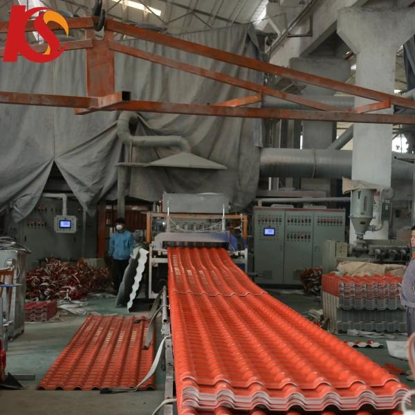 Waterproof Fireproof UPVC Plastic Roofing Sheet ASA Synthetic Resin Roof Tiles