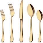 Cutlery Kitchen Utensil Gold Silverware Set Stainless Steel