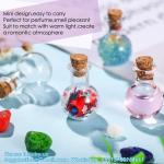 Small Mini Glass Bottles Jars With Cork Stoppers.Wishing Bottle Drifting Bottle