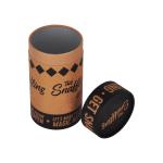 Biodegradable Black Kraft Paper Cylinder Packaging Tea Coffee Round Tube Box