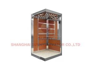 Wholesale Elevator Interior Design Stainless Steel 304 Elevator Lift Cabin IP67 With PVC Floor from china suppliers