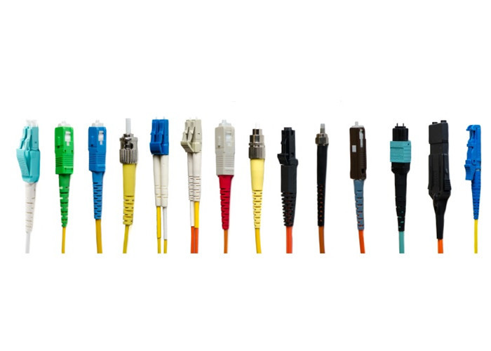SC LC Patch Cable Fiber Optic Patch Leads 3.0mm Violet Color OFNR Outer Jacket