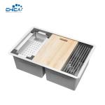 Stainless Steel Kitchen Sink Topmount Kitchen Sink Double Bowl Kitchen Sink