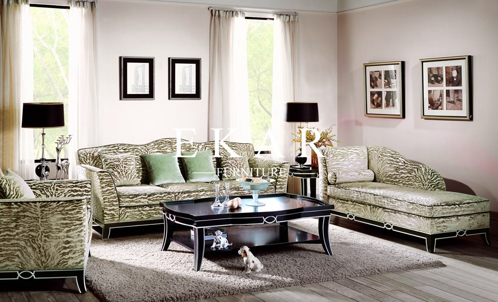 High Class Luxury Wooden Fabric Hotel Lobby Sofa Set MKBN-KS2323