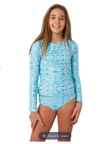 Swimsuit long-sleeved Surfing Suits Wetsuit Low Waist Two Piece Solid Swimwear