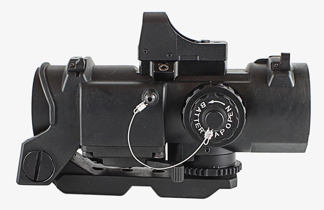 Metal 4 X3 2F Air Riflescope Tactical Hunting Scope Red Illuminated With Detachable Mini Red Dot Sight