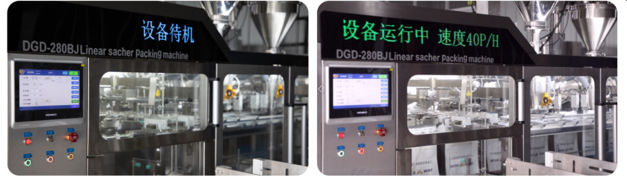 Pesticides DGD-320-2 Fully Automatic Horizontal Double Feed Bagging Machine