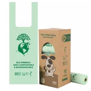 Wholesale PLA Green Plastic Eco Friendly Compostable Biodegradable Dog Waste Bags Puppy Poop Bags from china suppliers
