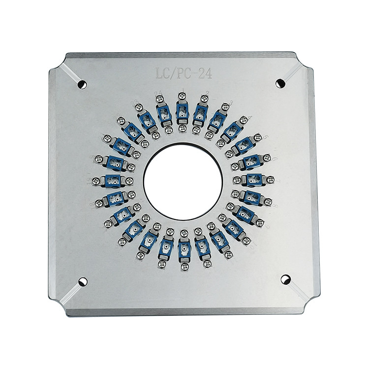 24 Connectors Square LC/UPC Optical Fibre Polishing Fixture Kit Flexible Operation