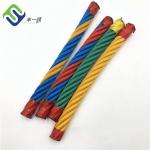 Fiber Wire Reinforced Rope 18mm 6 Strands For Kids Playground Equipment