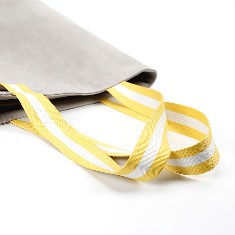 Multipurpose Recycled Shopping Bag Zipper 8 12 OZ Double Stitching With Inside Pocket