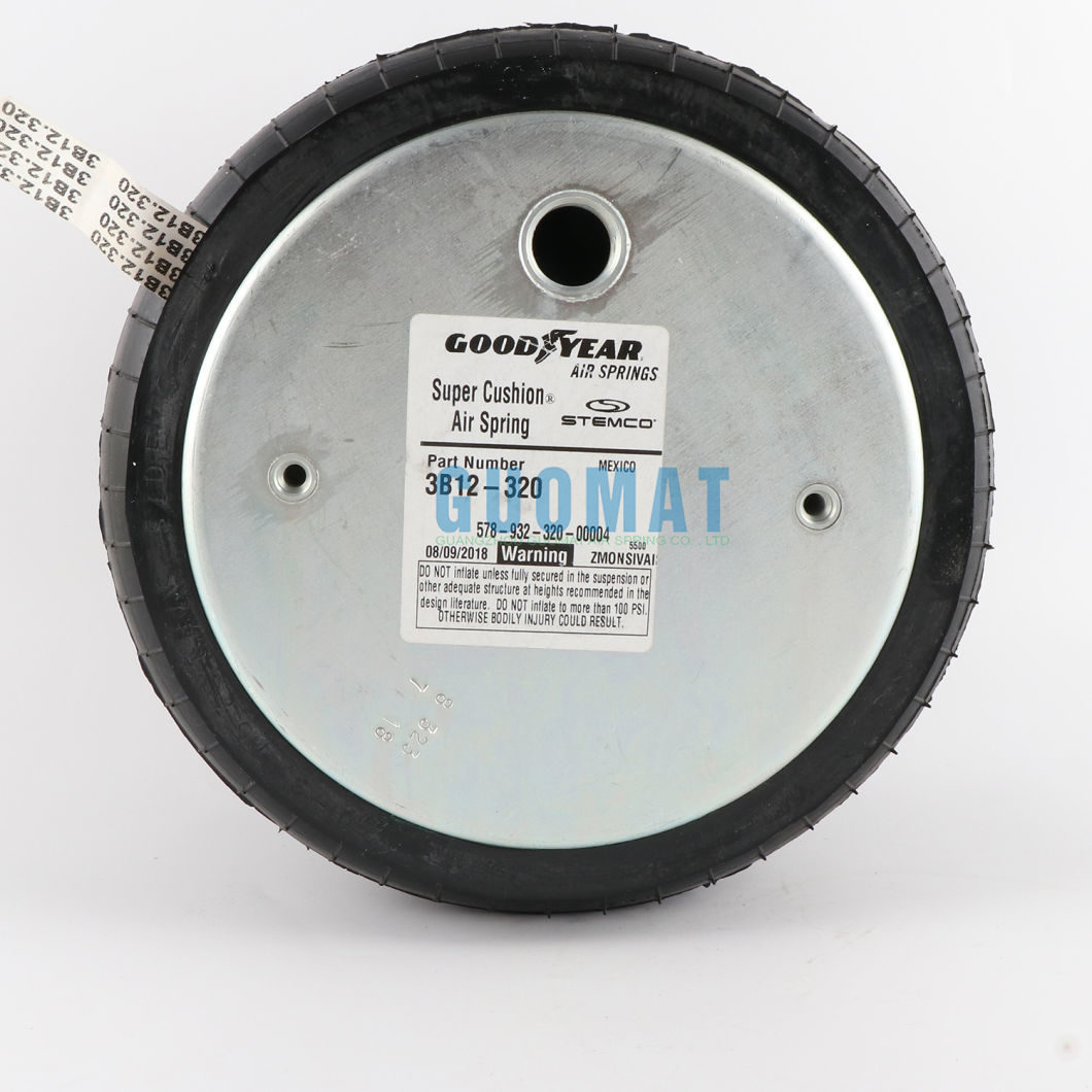 Goodyear Air Spring 3b12-320 Original Triple Convoluted Flexmember 578933100 Cross Fire Stone W013587437