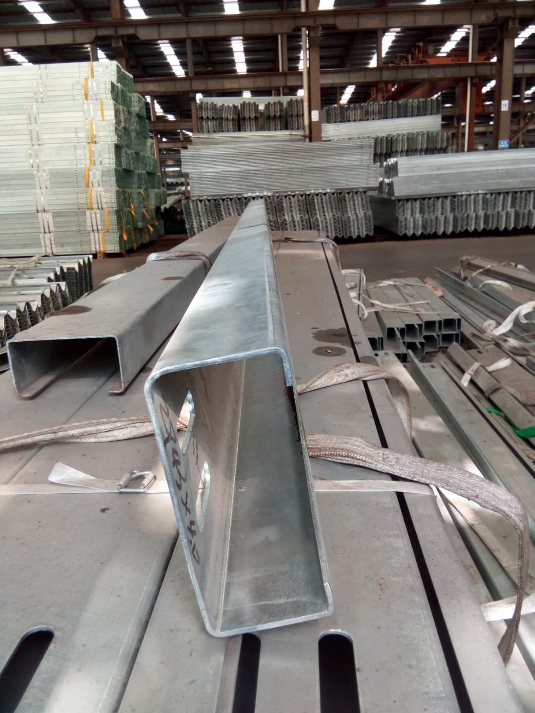 High Durability Cold Rolled Steel Profiles 178*76*7*L For Guardrail Post