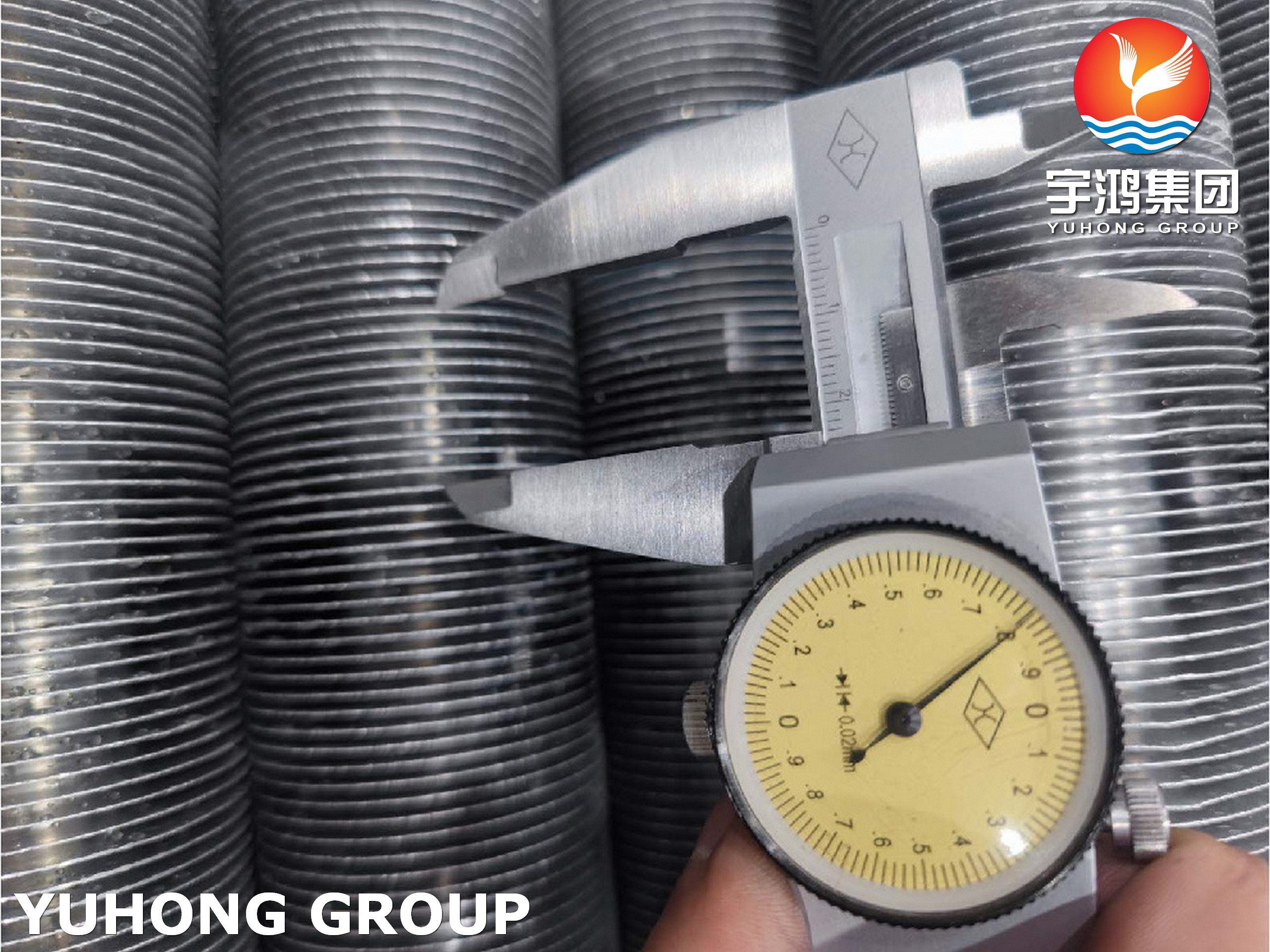 Extruded Finned Tube Incoloy 825 Fin Material AL 1060